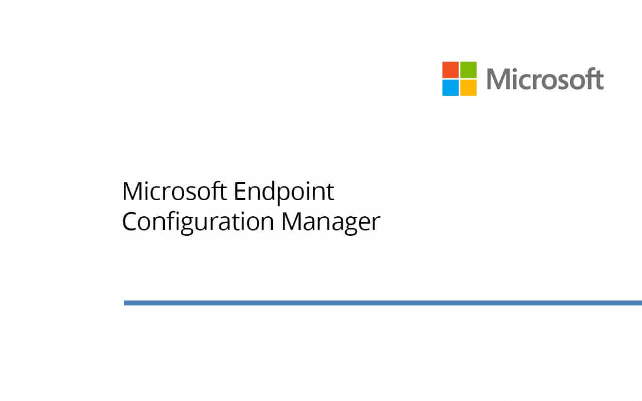Microsoft Endpoint Configuration Manager (SCCM)– 1910 released