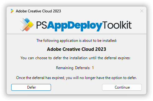PSAppDeployToolkit